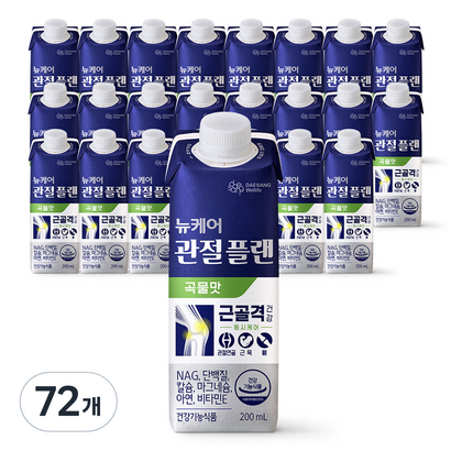 뉴케어 관절플랜 곡물맛, 200ml, 72개