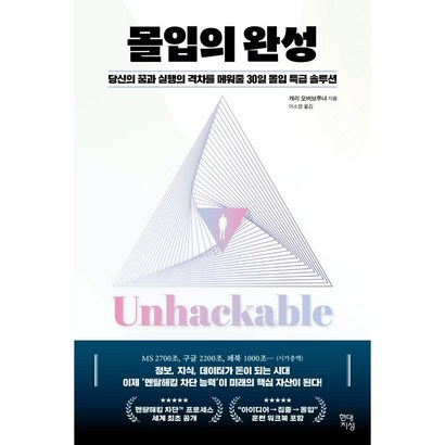 [현대지성]몰입의 완성 : 당신의 꿈과 실행의 격차를 메워줄 30일 몰입 특급 솔루션