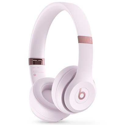 Apple Beats Solo 4 Wireless Headphones, 클라우드 핑크, MUW33ZP/A