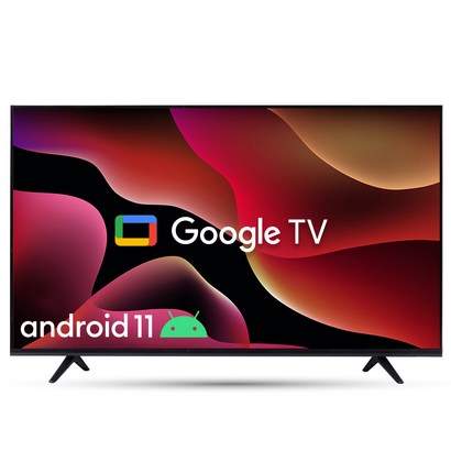 와이드뷰 FHD LED 안드로이드11 구글 TV, 109cm(43인치), EKW43FA11, 스탠드형, 고객직접설치, 2022년