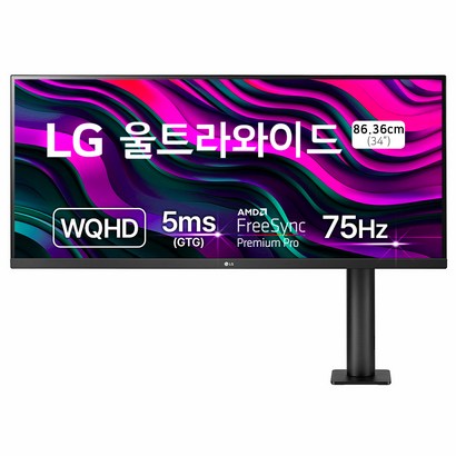 LG전자 WQHD 울트라와이드 360 모니터, 86cm, 34WN780