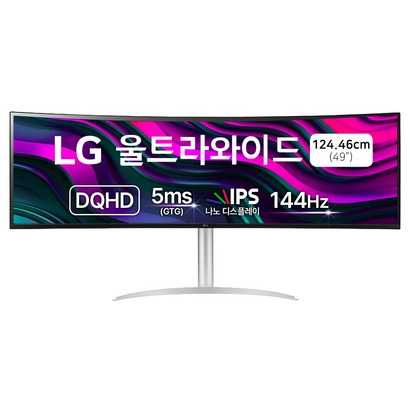 LG 울트라와이드 모니터 49WQ95C 방문설치, 124cm