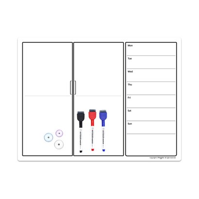 마그보드 푸드플래너 유리용 화이트보드  마카펜   버튼형 홀더  랜덤발송