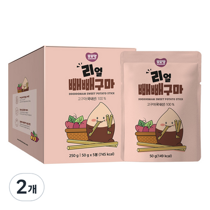 또또맘 리얼 빼빼구마, 50g, 10개