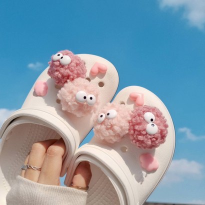 밍블밍블 핑크톤 뽀글이 폼폼이 먼지 파츠