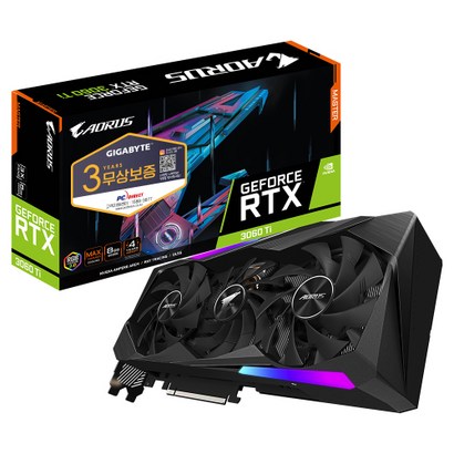 기가바이트 AORUS Master 지포스 RTX 3060 Ti D6 8GB 그래픽카드 피씨디렉트 리뷰후기