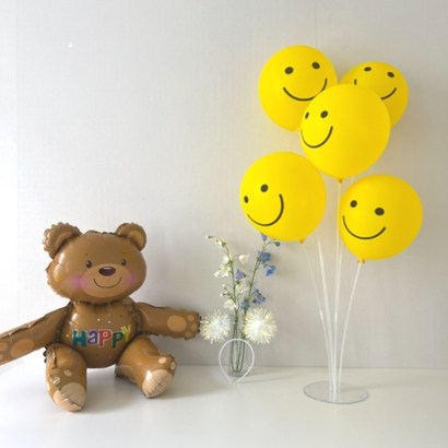 생일파티용품 은박풍선  스마일풍선