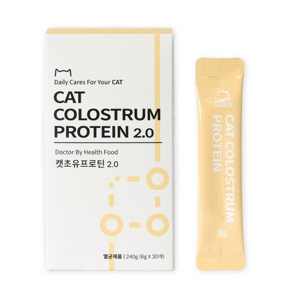 닥터바이 캣초유프로틴 고양이 단백질 근력개선 면역력 산양유 펫밀크 노령묘 영양제, 1세트, 면역력 강화, 닭가슴살