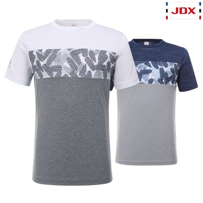 [JDX] 남성 3단블럭킹 배색 라운드 티셔츠 2종 택1 리뷰후기