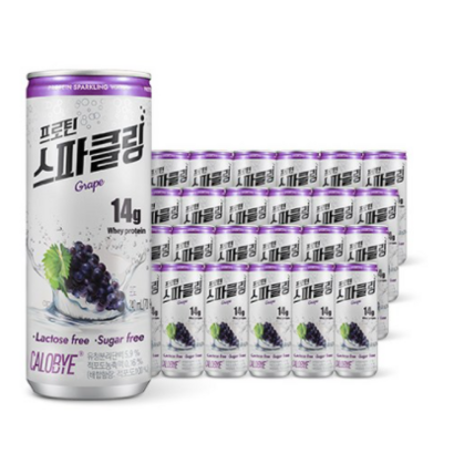 칼로바이 프로틴 무설탕 스파클링 포도맛 리뷰후기