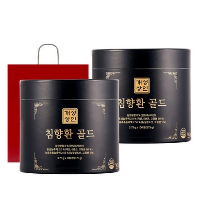 개성상인 침향환 골드 + 쇼핑백, 3.75g, 200개