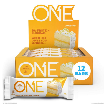 ONE Bar 키토제닉 프로틴바 레몬케이크 12개입 각 60g, Lemon Cake, 1개