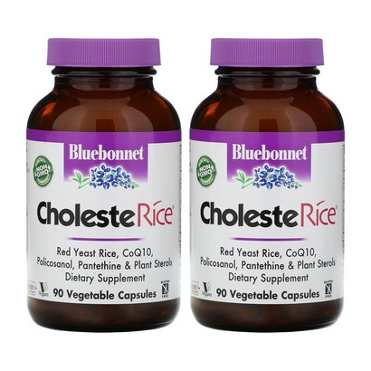 Buebonnet Nutrition 블루보넷 뉴트리션 콜레스트라이스 90 베지캡슐  유비퀴논 판테틴 폴리코사놀 코큐텐 함유