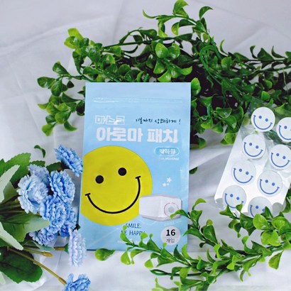[당일배송] 여름용 씨클리드 아로마패치 상쾌한 하루 기분좋게 스마일 아로마 입냄새 제거 패치 1개