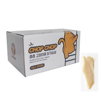 춉춉 닭가슴살 22g 100개입 고양이간식, 1박스