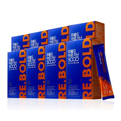 리볼드 아르기닌 5000 에너지드링크 맛 액상스틱 14p, 8개, 280ml