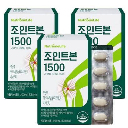 뉴트리원 조인트본 1500 영양제 60정