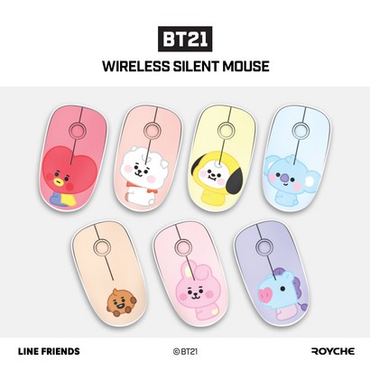 BT21 우주스타 베이비 무선 무소음 마우스 RS-BT21 -BABY-  리뷰 후기