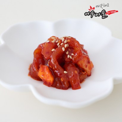 여우마을 오징어젓 식당용 업소용 식자재대용량, 6개, 1kg