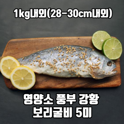 영양소 풍부 강황 보리굴비 5미 내외 명절선물세트 리뷰후기