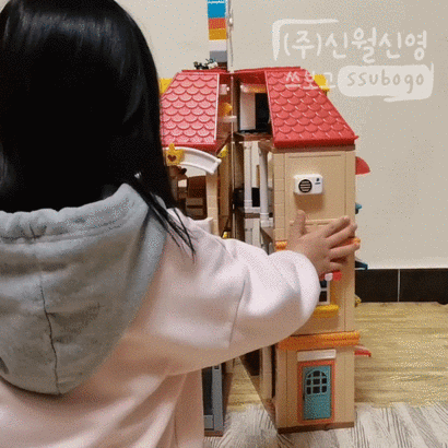 여아선물 인형의집  레고듀플로 옥스포드 환 여자아이 여름방학 선물용 블럭장난감