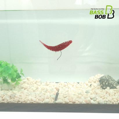 [배스밥] BRRR 플로팅웜 7cm 4.1g 8개입 배스미끼 배스웜, 부르르 worm (F) - 1, 1개