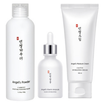 [라이크 켈리]감사선물엔젤 파우더   비타민 앰플   모이스처 크림  3종세트