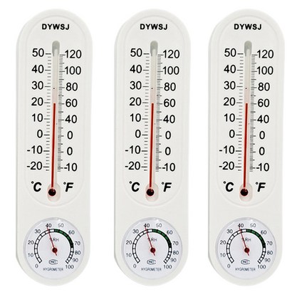 센시엠 환절기 식당 아기방 거실 아날로그 벽걸이 온습도계