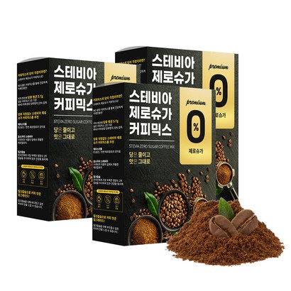 라운지셀 스테비아 제로슈가 커피믹스, 10g, 30개입, 3개