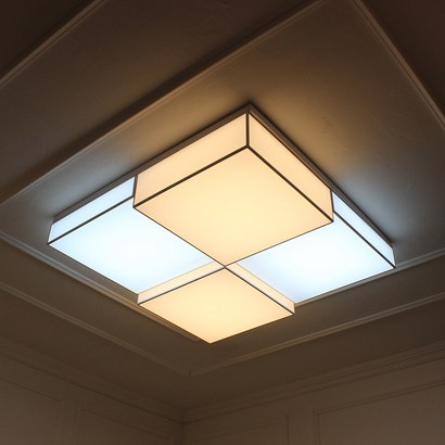 LED 거실등 방등 바리솔 큐브 인테리어 조명 150W 200W 주광색 전구색 포유라이팅 리뷰후기