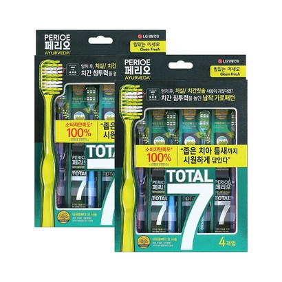 페리오 토탈7 메디컬허브 4입 × 2개