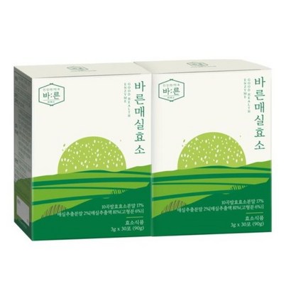 바른 매실효소 식물 유래 매실 /프로테아제/아밀라아제