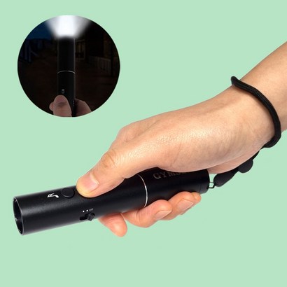 [짐쌤] 전자루라기 USB 충전식 손전등 기능 운동용품 경비 교육훈련