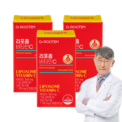 닥터루템 리포좀 비타민c 식약청인증 리포조말 리포좀공법 비타민c 비타민씨 비타민, 3개, 30정