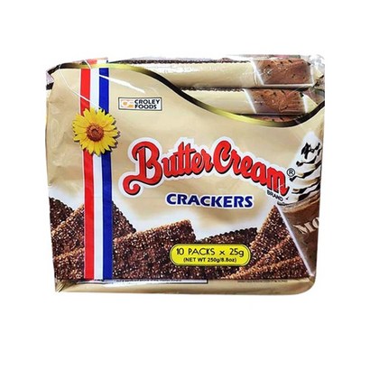 필리핀 과자 Butter Cream Crackers Moca 버터크림 크래커 모카 맛, 1개, 250g