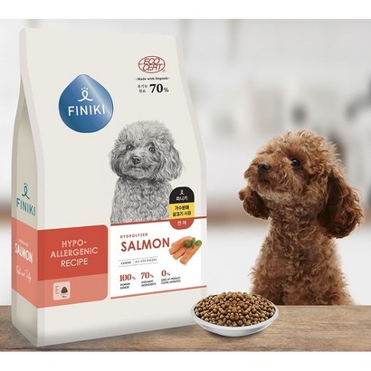 피니키 가수분해 건식사료, 연어, 2.5kg, 1개