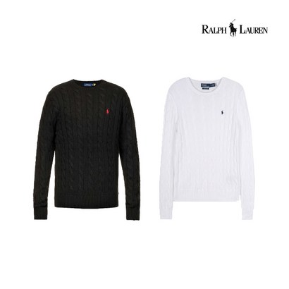 폴로랄프로렌 랄프로렌 남녀 공용 봄 케이블 니트 3컬러 택 1