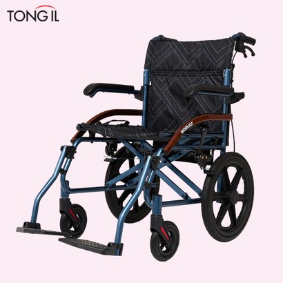 수동 휠체어 스마트 휠체어 접이식 알루미늄 경량 휴대용 노인 장애인