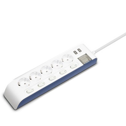하이탭 디자인 USB 2포트 개별 스위치 멀티탭 5구 16A HIPUMP-5 리뷰후기