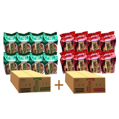 [풀무원] 생면식감 순한맛1박스 매운맛1박스