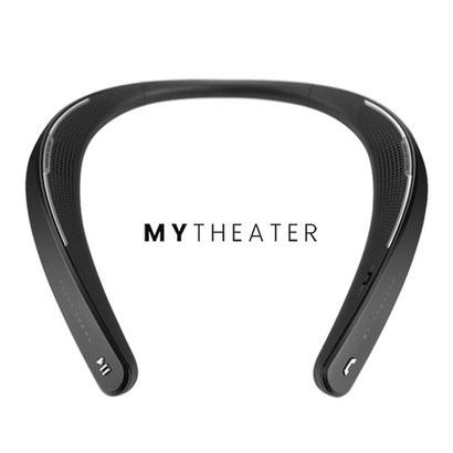 [한정수량]My Theater 웨어러블 넥밴드 블루투스 스피커 EM-W100 블랙 화이트 리뷰후기