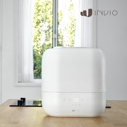 인비오 복합식 가습기 자동습도조절 신생아 아기 세척편한 통세척 저소음 무드등 대용량 5L, 복합식가습기 CF-2058HT