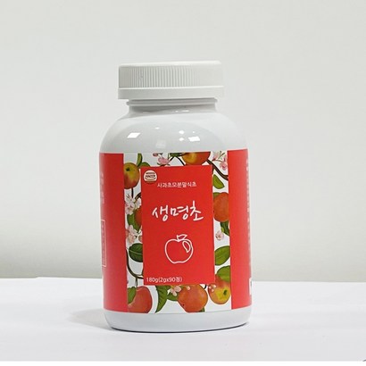 [씹어먹는 분말식초 유산균 미네랄 숙취해소 변비 피로회복] 생명초