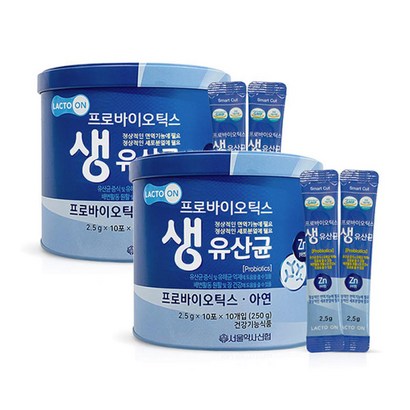 서울약사신협 프로바이오틱스 생유산균 100포, 250g, 2개