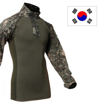 아미캠프 전술 컴뱃 셔츠 디지털 긴팔 전투 택티컬 군인 밀리터리 군용