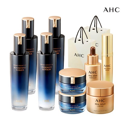 [KT알파쇼핑]AHC 프라임 엑스퍼트 EX 기초 3종 x2세트골드케어 3종쇼핑백2 리뷰 후기