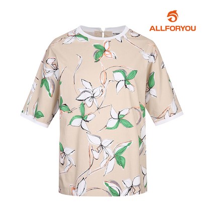[올포유]21SS 여성 코튼 반팔 블라우스 ALBLK4421-509_G 리뷰후기