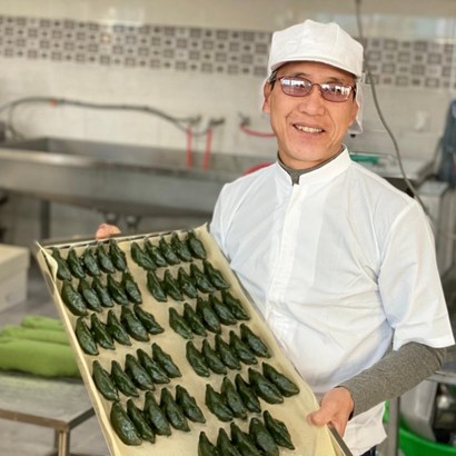 [더테이블] 영광 냉동 생 모싯잎송편 / 모시송편 모시잎송편 모시떡 찹쌀떡