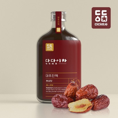 다다이차 무설탕 통대추 갈아넣은 대추진액 - 대추차 리뷰후기