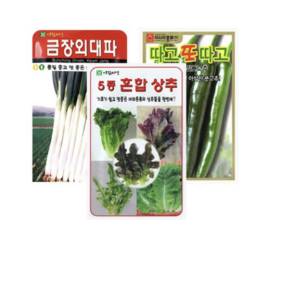 화분월드 채소씨앗 3종세트 2